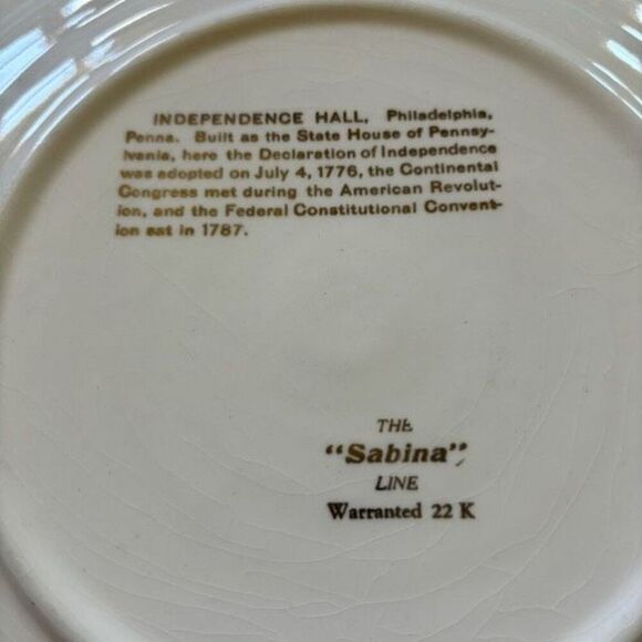 Postmasters Of The U.S. Golden Anniversary Collectors Plate 1954 - Picture 5 of 7